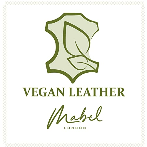 Mabel London Designer Red Vegan Leather Hobo Bucket Bag
