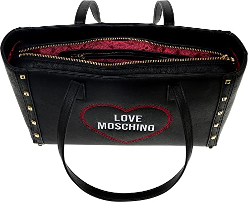 Love Moschino Black Shoulder Bag, Chic and Stylish