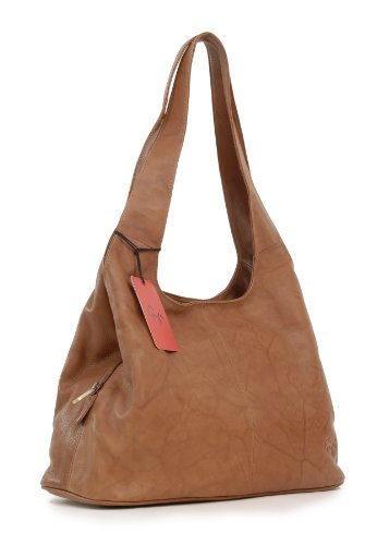 Gigi Genuine Leather Designer Handbag - Woman - Honey