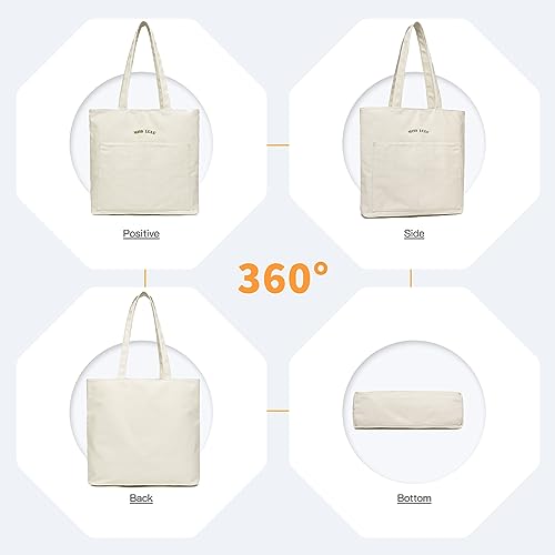 Miss Lulu Designer Canvas Tote - Spacious, Waterproof