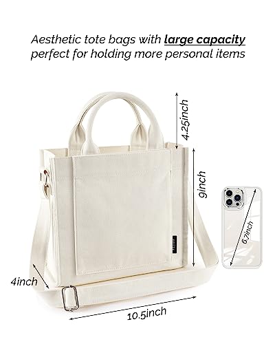 Prite Canvas Tote: Versatile Designer Handbag for Women