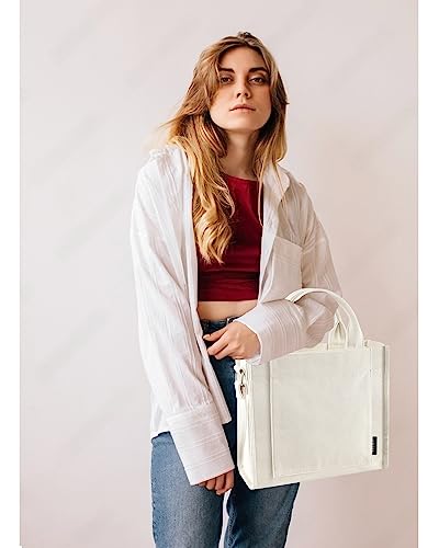 Prite Canvas Tote: Versatile Designer Handbag for Women