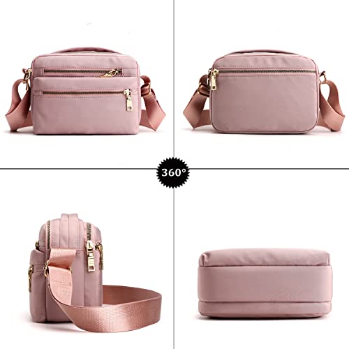 Rose Ecohaso Designer Handbag: Waterproof Messenger Shoulder Bag