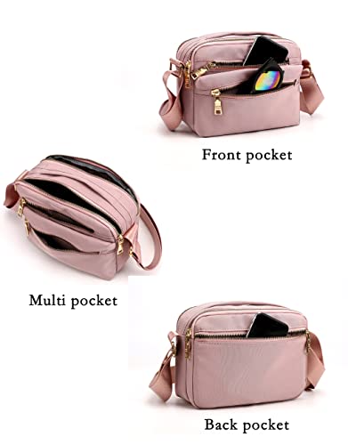Rose Ecohaso Designer Handbag: Waterproof Messenger Shoulder Bag