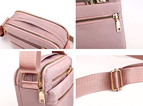 Rose Ecohaso Designer Handbag: Waterproof Messenger Shoulder Bag