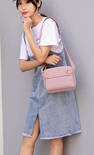 Rose Ecohaso Designer Handbag: Waterproof Messenger Shoulder Bag