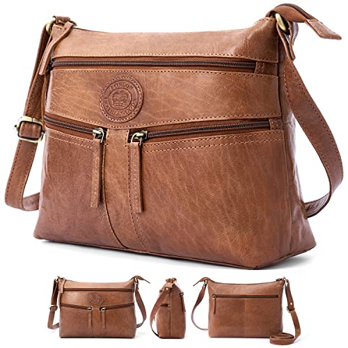Woodland Leather Women's Genuine Retro Vintage Shoulder Bags