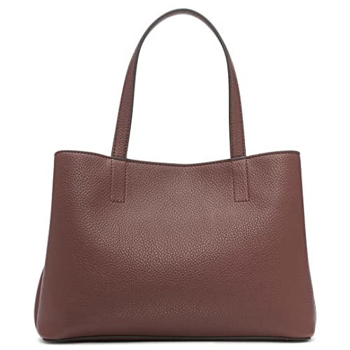 Calvin Klein Adeline Triple Compartment Satchel, Brunette
