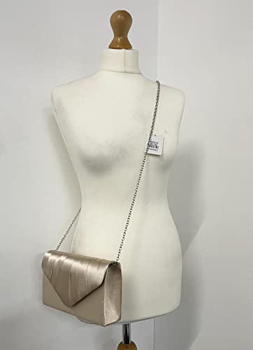 LeahWard Women's Satin Clutch Bag for Parties