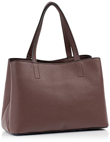 Calvin Klein Adeline Triple Compartment Satchel, Brunette