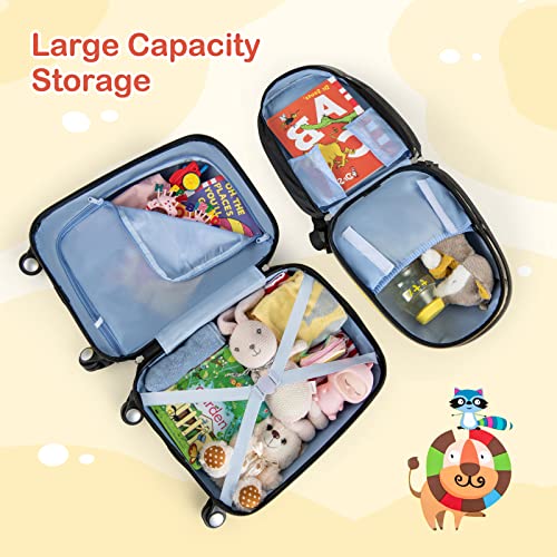 COSTWAY Kids Luggage Set: Backpack and Suitcase