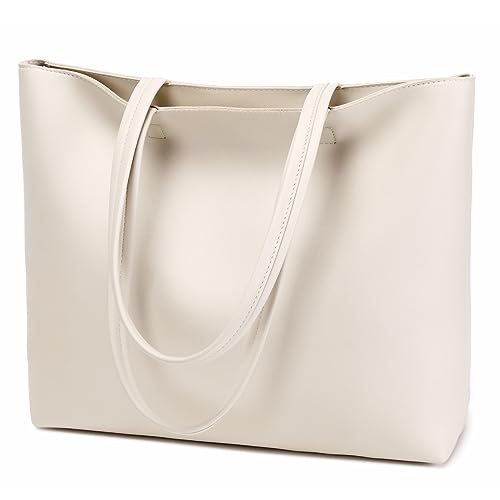 MEEGIRL Simple PU Leather Top Handle Tote Handbag