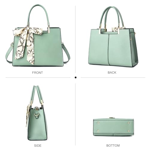NICOLE & DORIS Elegant Ladies Tote Handbag Beige