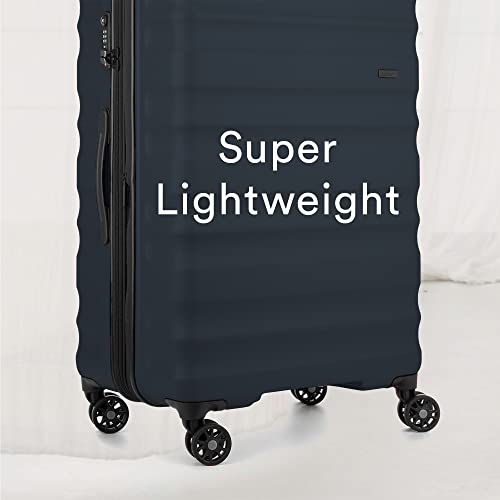 Designer Navy Clifton Suitcase Set - Medium, Large, Carry on