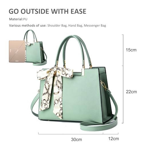 NICOLE & DORIS Elegant Ladies Tote Handbag Beige