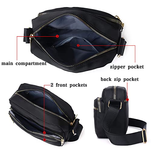 Hanaso Cross Body Bag: Small, Multi-Pocket Designer Handbag