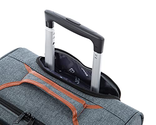 JCB Grey Lightweight 4-Wheel Cabin Bag Set - 28