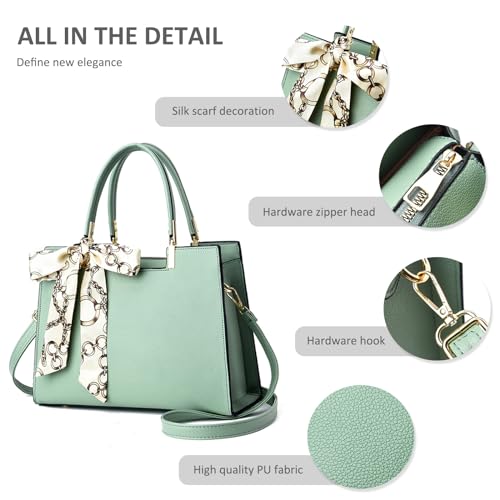 NICOLE & DORIS Elegant Ladies Tote Handbag Beige