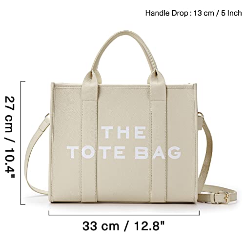 KALIDI Large Capacity PU Leather Women's Tote Bag
