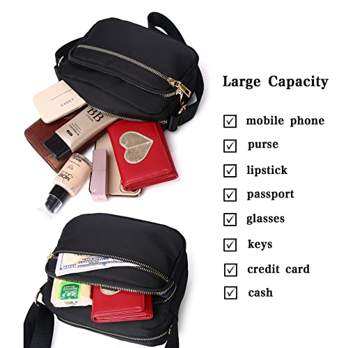 Hanaso Cross Body Bag: Small, Multi-Pocket Designer Handbag