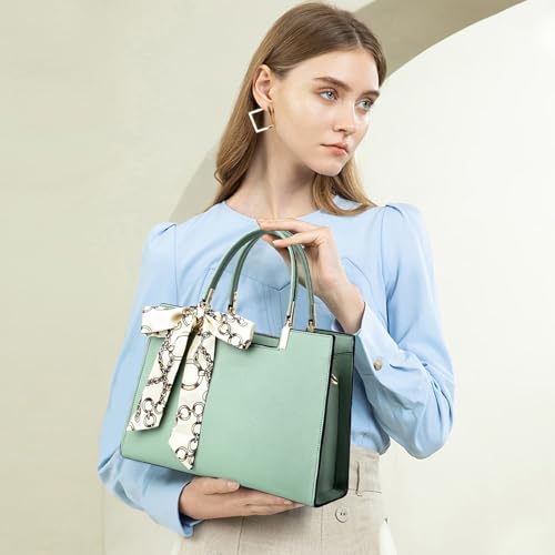 NICOLE & DORIS Elegant Ladies Tote Handbag Beige