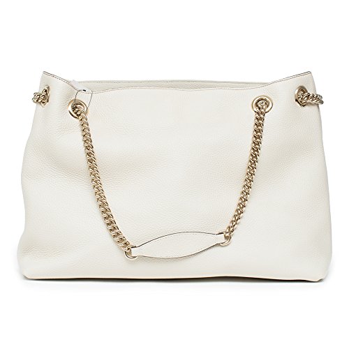 Authentic Gucci Soho Ivory Gold Soft Hobo Bag