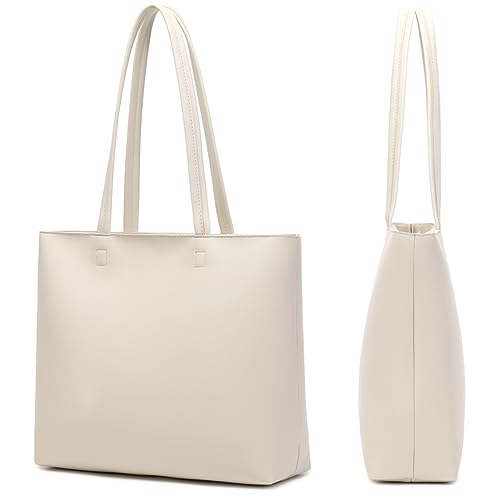MEEGIRL Simple PU Leather Top Handle Tote Handbag