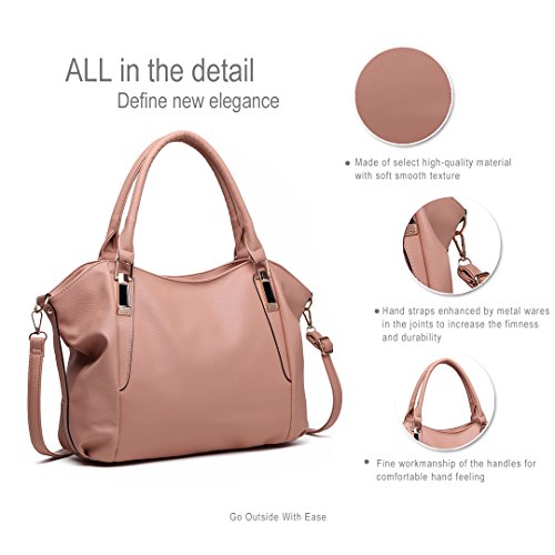 Miss Lulu Soft PU Leather Hobo Shoulder Bag