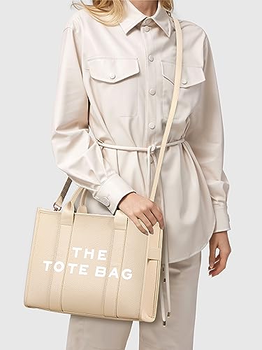 KALIDI Large Capacity PU Leather Women's Tote Bag
