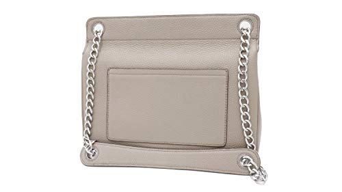 Tory Burch Britten Flap Women's Shoulder Bag, French Grey