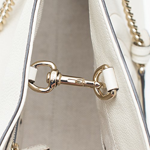Authentic Gucci Soho Ivory Gold Soft Hobo Bag