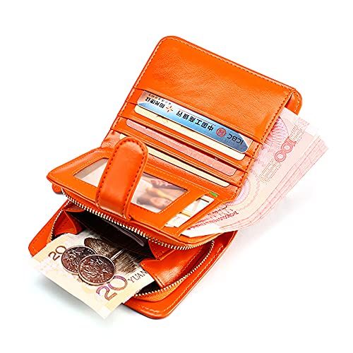 Eco Memos Wine Red Leather Bifold Clutch