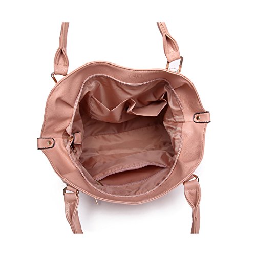 Miss Lulu Soft PU Leather Hobo Shoulder Bag