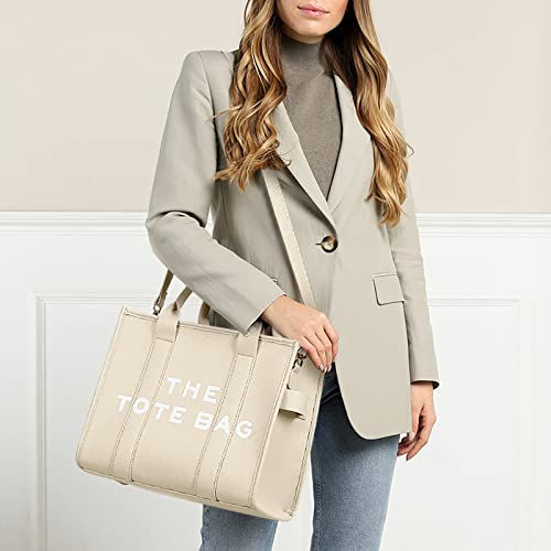 KALIDI Large Capacity PU Leather Women's Tote Bag