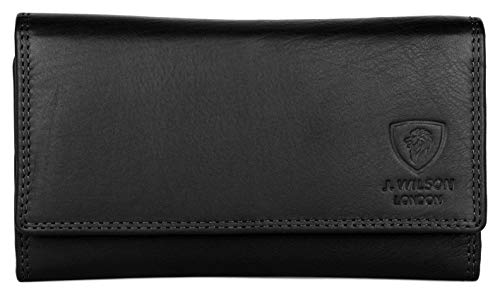 J. Wilson London Genuine Leather Designer Ladies Clutch