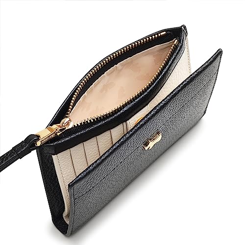 RADLEY London Black Leather Bifold Purse: Chic and Functional