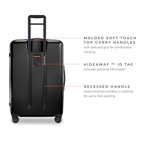 Briggs & Riley Sympatico Matte Black Large Spinner