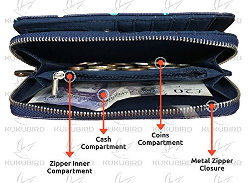 kukubird Owl Family Tree House Designer Purse-Blue