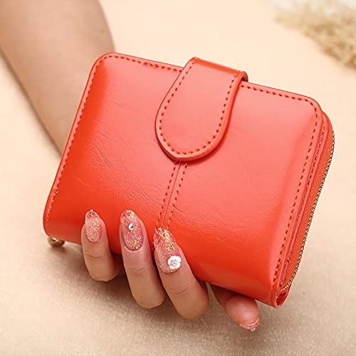 Eco Memos Wine Red Leather Bifold Clutch