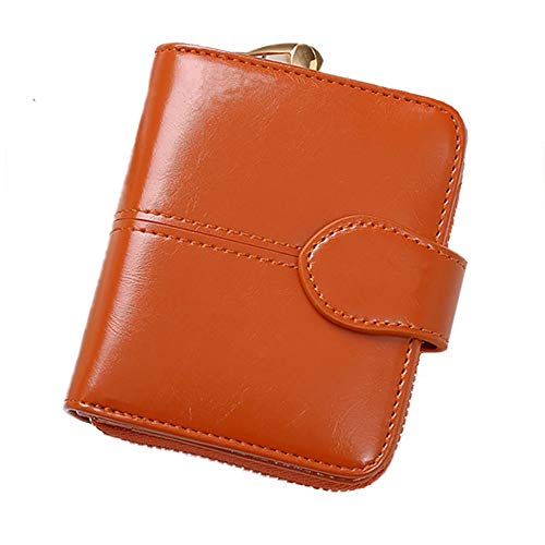 Eco Memos Wine Red Leather Bifold Clutch