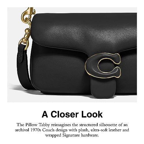 COACH Leather C Closure Tabby Shoulder Bag 18