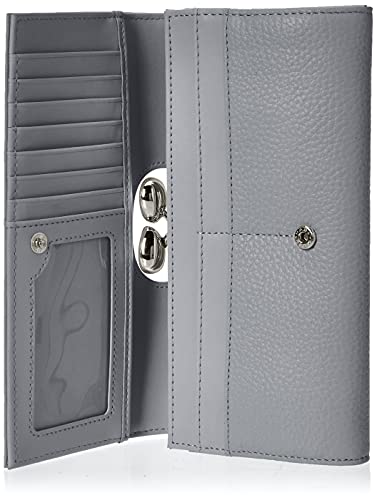 Ted Baker Grey Leather Wallet with Card & Coin Holders