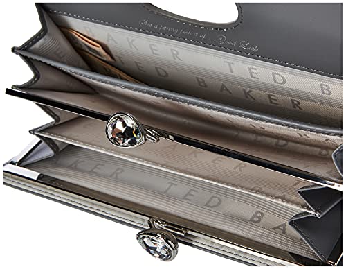 Ted Baker Grey Leather Wallet with Card & Coin Holders