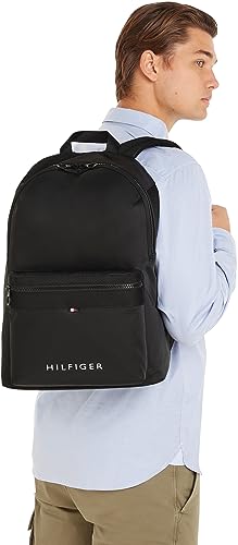 Tommy Hilfiger Men's Black TH SYLINE Backpack