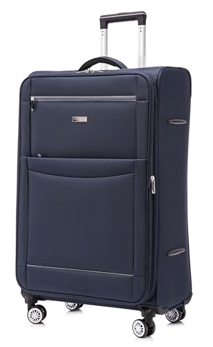 DK Luggage Starlite Large 28" Spinner Suitcase Navy