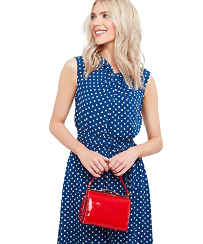 Joe Browns Vintage Clasp Patent Leather Chain Strap Clutch