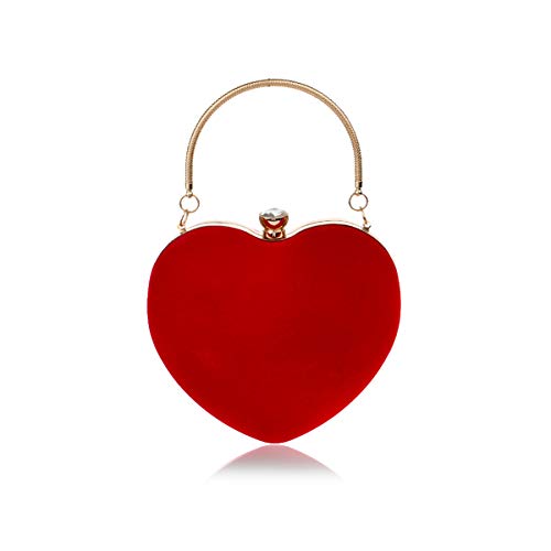 Red Chain Evening Clutch by NICOLE&DORIS for Parties