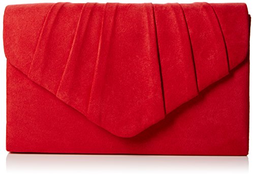 Red Velvet Envelope Clutch by SwankySwans