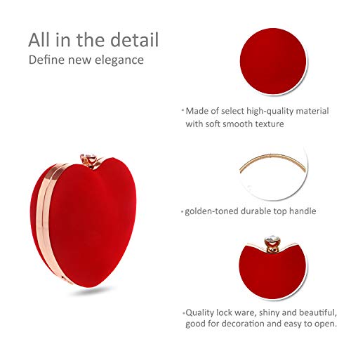 Red Chain Evening Clutch by NICOLE&DORIS for Parties
