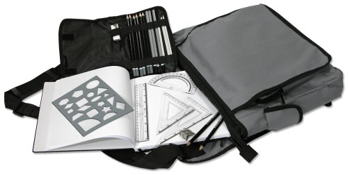 Luxury Royal Langnickel Charcoal Grey Artist Satchel Bag